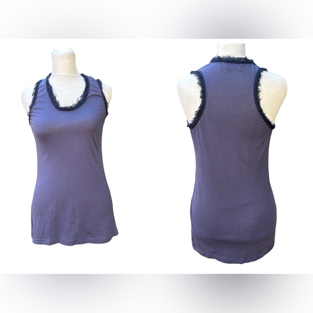 Jarbo Tank Top Frayed Edges